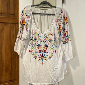 Krista Lee Embroidered Blouse
